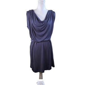 Deletta Anthropologie Cowl Neck low back drape dress.